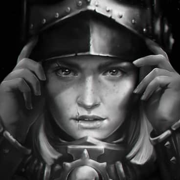 Sister of Battle Portrait by Ksenia Gordeeva (kethinar)