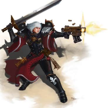 Sisters of Battle: Celestian by Ilich Henriquez (Ilacha)