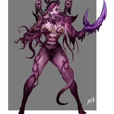 Sisters of Slaanesh by Yi Meng Zhang (Z-Roger | Rmulderz)