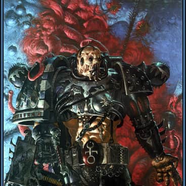 Slaanesh Chaos Marine by Adrian Smith (adriansmithartist)