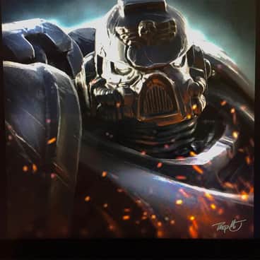 Space Marine by Theis Møller Jacobsen (theismoellerjakobsen)