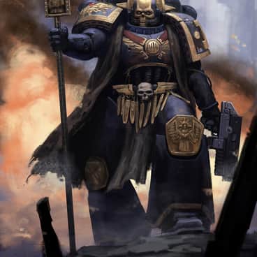 Space Marine Chaplain by Dan Farin