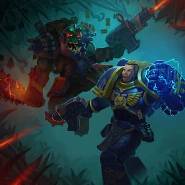 Space Marine vs Ork by Konstantin Emelyanov (skafandart)