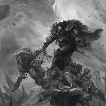 Space Marine vs Orks by Ruslan Korovkin (korovkinruslan)