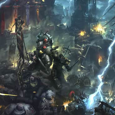 Space Marines Monastery Defense by Jaime Martinez (Dabanaworks | Jaime Matrtinez)