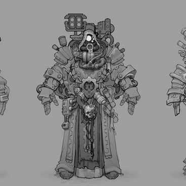 Tech-Priests of Mars by Ted Beargeon (itchynick | tedbeargeon)