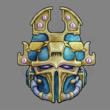 Thousand Sons Helmet by Dicey June (MistyMiasma)