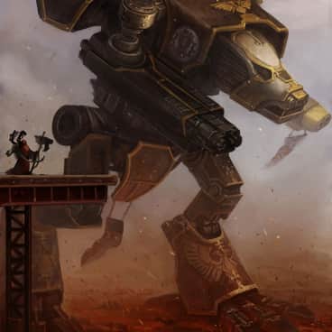Titan Warhound Legio Crucius by David Arenas (DavidAP)