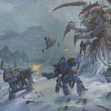 Trygon vs Space Wolves by Jeff Porter (discogangsta)