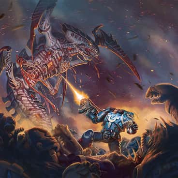 Trygon vs Ultramarine by Jacob Atienza (jubjubjedi)