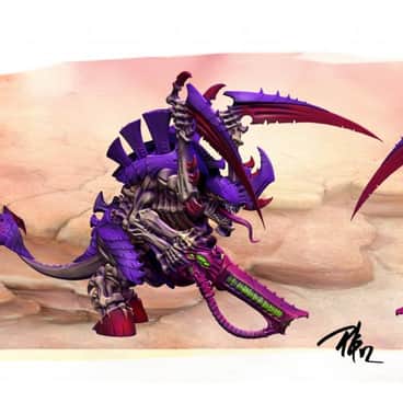 Tyranid Carnifex by Motion-in-Poetry