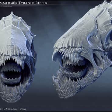 Tyranid Ripper by Jeremy Klein (jeremykleinart)