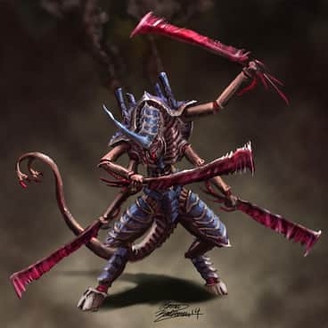 Tyranid Swarmlord by Hannu Kokkonen (LordHannu)