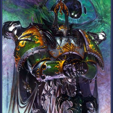 Tzeentch Marine by Adrian Smith (adriansmithartist)