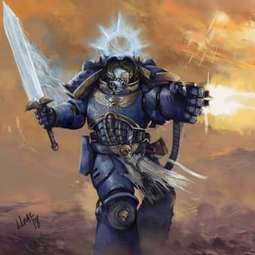 Ultramarine Chaplain by William (wll4u)