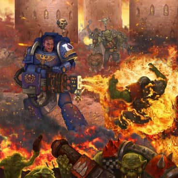Ultramarine vs Greenskins by Nick Chamagua (kalian999999) | Ultramarine vs Greenskins by Nick Chamagua (kalian999999)