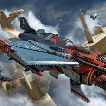 Voss Pattern Lightning Strike Fighter by Michal Svec (michal_svec_art | mikebota)