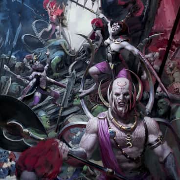 Heralds of Slaanesh by Phil Moss (philmossart | phil__moss)