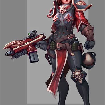 Adepta Sororitas by Haoqian "Pan" Wen (conceptgerbil)