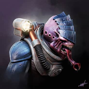 Genestealer Cultist by Martijn Willemse (Stinkfoot99)