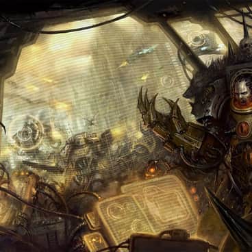 Horus and the Dark Mechanicum by Mike Lim (Daarken)