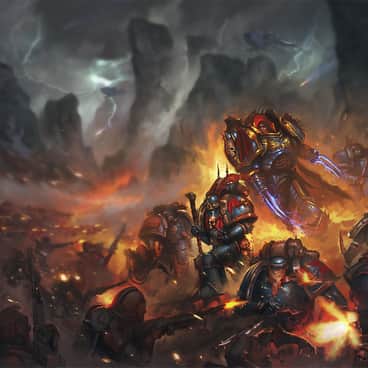 Night Lords vs Solar Auxilia by Victor Fernández (victorferart)