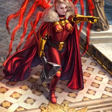 The Blessing of Saint Mina by Inkary (inkary_ | wokehammer)