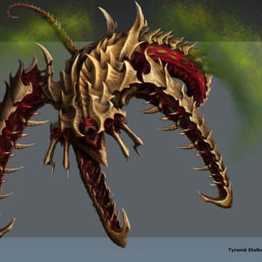 Tyranid Stalker Drone Ship by Andrew Mezentsew (Death_Jester)