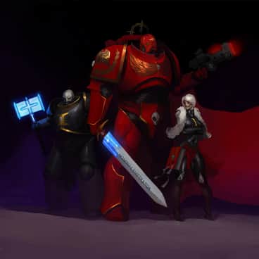 Chatelain Daemar and Inquisitors by Alexey Potorochin (artistpotorochin)