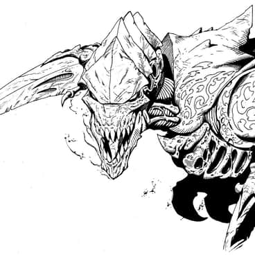 Hormagaunt by Karl Richardson (tankskullx66 | karlrichardsonart)