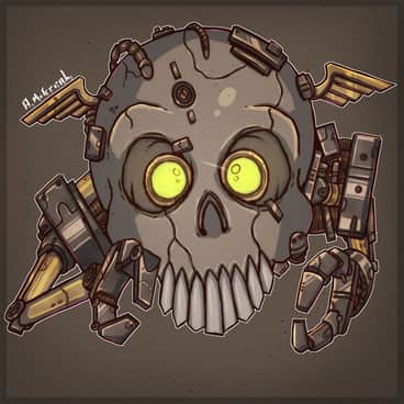 Servo Skull by Alex McGreal (AlexMcGreal | alex_mcgreal)