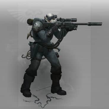 Space Marine Scout by Ted Beargeon (itchynick | tedbeargeon)