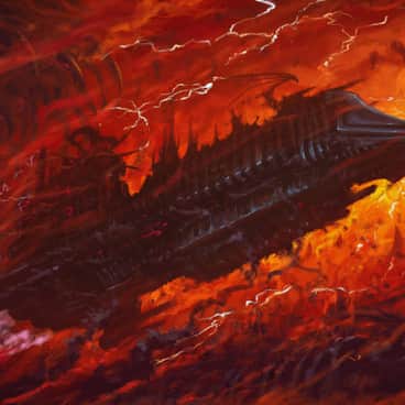 Spaceship of Chaos by Dmitrii Ustinov (nightdrawinger)