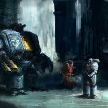 Ultramarine Dreadnought by Dmitry Brushray (brushray | art_bruray)