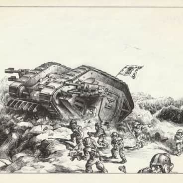 Land Raider by Paul Bonner