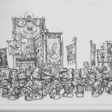 Old School Orks by Paul Bonner