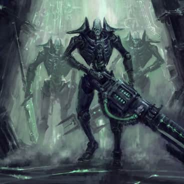 Necrons by Dmitry Brushray (brushray | art_bruray)