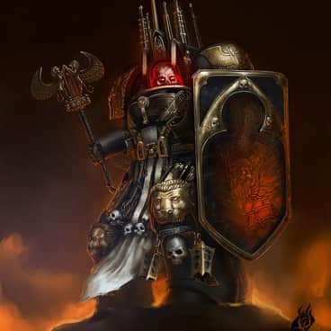Dark Angels Chaplain by Inkary (inkary_ | wokehammer)