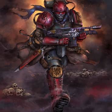 Guardsman of Khorne by Albert Sargsyan (AboSargsyan | allberths)