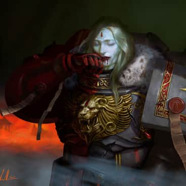 Lion of Sanguinius by David Sondered (colrouphobia)