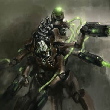 Necron Destroyer by Dmitry Brushray (brushray | art_bruray)