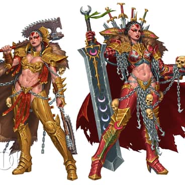 Primarch Pinups Angron by David Haire (Trollfeetwalker | Falabaloo | VisDave | dhaireart)