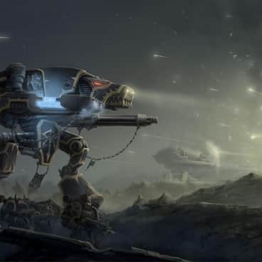 Chaos Warhound Titan by Olli-Markus Latvala (oskulatvala)