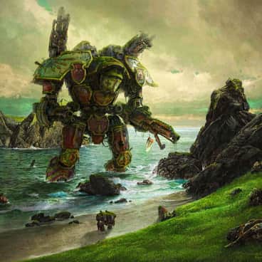 Stranded Warlord Titan by Oliver Wetter (arsfantasio)