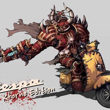 Vespa Khorne Chaos Edition by Jun Yun
