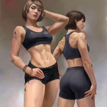Adepta Sororitas Workout by Ivan Klimenko (IvanKlimenkoart)