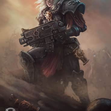 Adepta Sororitas by Victor G. Art (VictorGC-Dibujando | Xakkal85 | victor_g_art)