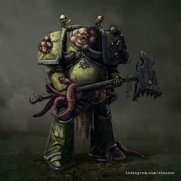 Bloated Plague Marine by Anatoly Bezver (UselessHopeless | abezver | a_be_zver)