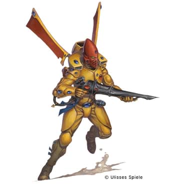 Eldar Corsair by Florian Stitz (florianstitzart)