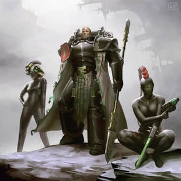 Inquisitor Sigmus with the Assassins by Elijah ArhPriest (Elijah Gurenko | Ilya Gurenko | arhpriest)
